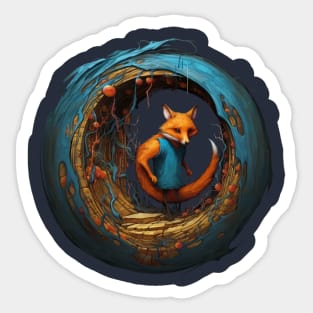 fox art Sticker